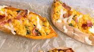 Spinach Stuffed Sweet Potato Skins Spinach Stuffed Sweet Potato Skins