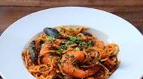 Seafood spaghetti Seafood spaghetti