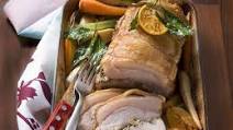 Rolled Roasted Pork Loin with Parsley Pesto Rolled Roasted Pork Loin with Parsley Pesto