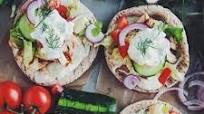 Chicken Pitas with Jalapeño Whipped Feta and Tzatziki Chicken Pitas with Jalapeño Whipped Feta and Tzatziki