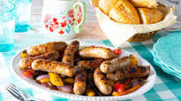 Grilled Sausage and Peppers Grilled Sausage and Peppers