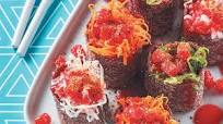 Botana. Sushi de tamarindo con chamoy Botana. Sushi de tamarindo con chamoy
