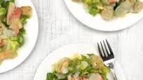 Salmon Caesar Salad (with Anchovy-Free Caesar Dressing) Salmon Caesar Salad (with Anchovy-Free Caesar Dressing)