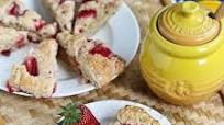 Strawberries & Cream Scone Recipe for Mother’s Day {Healthy} Strawberries & Cream Scone Recipe for Mother’s Day {Healthy}