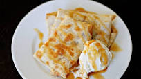 Apple Cinnamon Chimi a la mode with Caramel Apple Cinnamon Chimi a la mode with Caramel