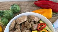 Slow Cooker Pork Rice Bowl with Mango & Sweet Pepper Salad Slow Cooker Pork Rice Bowl with Mango & Sweet Pepper Salad