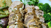 Instant Pot Garlic Herb Pork Tenderloin (with Gravy!) Instant Pot Garlic Herb Pork Tenderloin (with Gravy!)