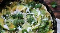 Skillet Poblano Chicken Enchilada Skillet Poblano Chicken Enchilada