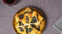 Tuscan Kale and Red Pepper Focaccia Tuscan Kale and Red Pepper Focaccia