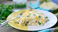 White Chicken Enchilada Lasagna White Chicken Enchilada Lasagna