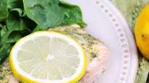 Easy Lemon Pesto Salmon Easy Lemon Pesto Salmon
