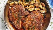 Easy Cajun Pork Chops with Lemon Garlic Zucchini Easy Cajun Pork Chops with Lemon Garlic Zucchini