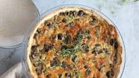 Leek, Mushroom and Gruyère Quiche Leek, Mushroom and Gruyère Quiche
