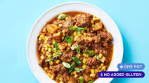 Mexican Beef & Potato Stew with Corn & Scallions Mexican Beef & Potato Stew with Corn & Scallions