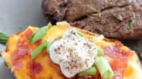 Air Fryer Twice Baked Potatoes Air Fryer Twice Baked Potatoes