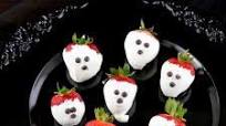 Chocolate Covered Strawberry Ghosts Chocolate Covered Strawberry Ghosts