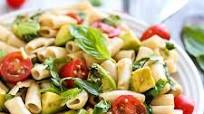 Vegan Avocado Caprese Pasta Salad Vegan Avocado Caprese Pasta Salad