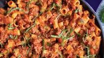 Rigatoni with Meat Sauce Rigatoni with Meat Sauce