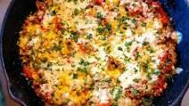 Cheesy Ground Beef Taco Skillet (Keto, Low-Carb) Cheesy Ground Beef Taco Skillet (Keto, Low-Carb)