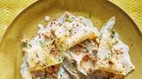 Pasta with Baby Artichokes, Mascarpone, and Hazelnuts Pasta with Baby Artichokes, Mascarpone, and Hazelnuts