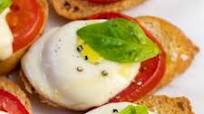 Baked Caprese Crostini Baked Caprese Crostini