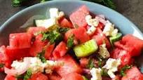 Greek Watermelon Salad Greek Watermelon Salad