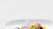Greek Salad with Feta Mousse Greek Salad with Feta Mousse