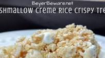 Marshmallow Creme Rice Crispy Treats Marshmallow Creme Rice Crispy Treats