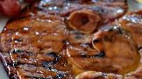 Ham Steak with Honey Mustard Glaze Ham Steak with Honey Mustard Glaze
