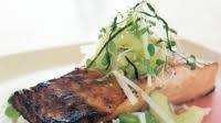 Miso-marinated Salmon with Cucumber-daikon Relish Recipe Miso-marinated Salmon with Cucumber-daikon Relish Recipe