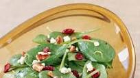Cranberry Spinach Salad with Gorgonzola Cranberry Spinach Salad with Gorgonzola