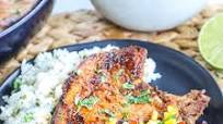 Pan Seared Pork Chops with Corn Salsa Pan Seared Pork Chops with Corn Salsa