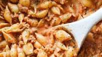 Vegetarian Creamy Beef and Shells with Gardein Beefless Ground Vegetarian Creamy Beef and Shells with Gardein Beefless Ground