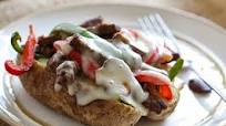 Loaded Philly Cheesesteak Baked Potato Loaded Philly Cheesesteak Baked Potato