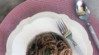 Gyro “Carbonara” with Whole Wheat Spaghetti Gyro “Carbonara” with Whole Wheat Spaghetti