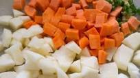 aloo gajar matar , how to make dry gajar aloo matar aloo gajar matar , how to make dry gajar aloo matar
