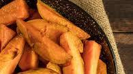 Roasted Sweet Potato Wedges with Brown Sugar and Cinnamon Roasted Sweet Potato Wedges with Brown Sugar and Cinnamon