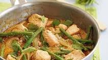 Red Thai salmon curry Red Thai salmon curry