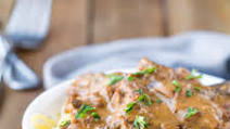 Creamy Slow Cooker Beef Stroganoff Creamy Slow Cooker Beef Stroganoff