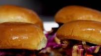 Sliced Pork Butt Sliders with Campfire Sauce Sliced Pork Butt Sliders with Campfire Sauce