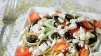 Cucumber Noodle Greek Salad Cucumber Noodle Greek Salad