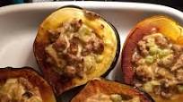 Squasage (Sausage-stuffed Squash) Squasage (Sausage-stuffed Squash)
