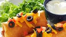 Beef and Bean Chimichangas Beef and Bean Chimichangas