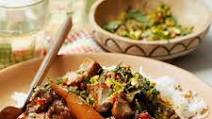 Moroccan-spiced fruity pork Moroccan-spiced fruity pork