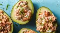 Salmon-Stuffed Avocados Salmon-Stuffed Avocados