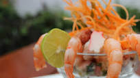 Ceviche de camarón y surimi. Receta fácil Ceviche de camarón y surimi. Receta fácil