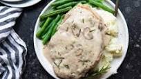 The Best Slow Cooker Pork Chops with Mushroom Gravy The Best Slow Cooker Pork Chops with Mushroom Gravy