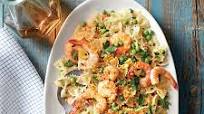 Shrimp and Peas with Farfalle Shrimp and Peas with Farfalle