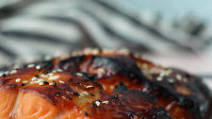 Broiled honey miso salmon Broiled honey miso salmon
