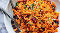 Shredded Carrot Salad with Honey Mustard Dressing Shredded Carrot Salad with Honey Mustard Dressing
